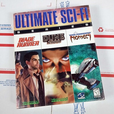 Ultimate Sci-Fi Series Blade Runner Dune 2000 WC Prophecy Game Box Only
