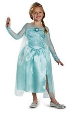 New Girls Disney Frozen Elsa Costume Dress-Up Party M 7-8 Princess Dress