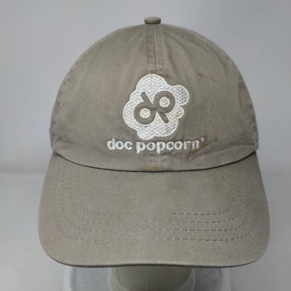 Sombrero Doc Palomitas Slideback Tostado Talla Única Bordado Port & Company Foto 2 de 4