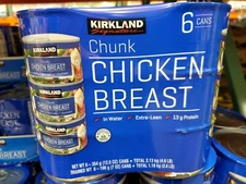 Kirkland Signature Chunk Chicken Breast In Water 12.5 oz - Set Of 6