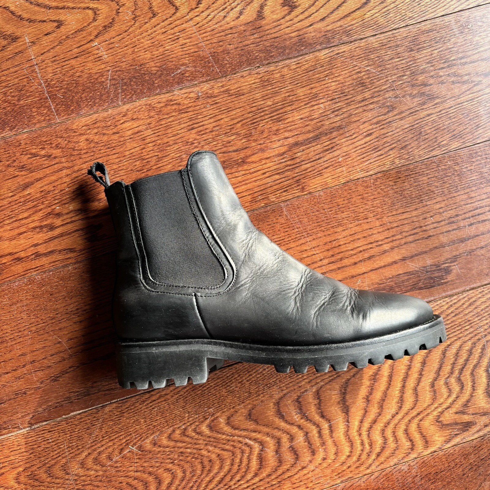 Thursday Boots Leather Legend Chelsea Boots Sz 6.5 Blk Right Shoe Only Amputee-image