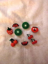 Adorable Fruit 9 Piece Set Shoe Charms for Crocs