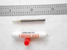 NEW MICRO 100 USA 1/16" DIA. X 1/8" LOC X 1-1/2" L 2FL CC CARBIDE SQUARE ENDMILL