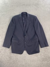 Brooks Brothers Suit Jacket 42 R Navy Wool Regent Estrato Designer Premium Italy