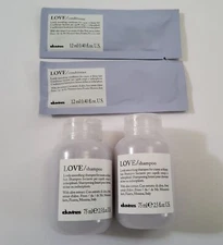 Lot Of 2-Davines Love Smoothing Shampoo & Conditioner Hair Care Travel Size