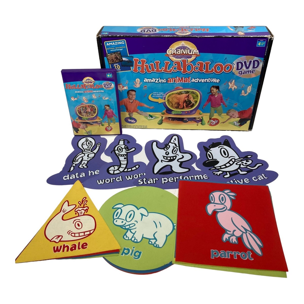 Cranium 2005 Hullabaloo Amazing Animal Adventure DVD Game Tested