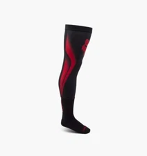 Fox Racing Flexair Knee Brace Socks Fluorescent Red 33027-110