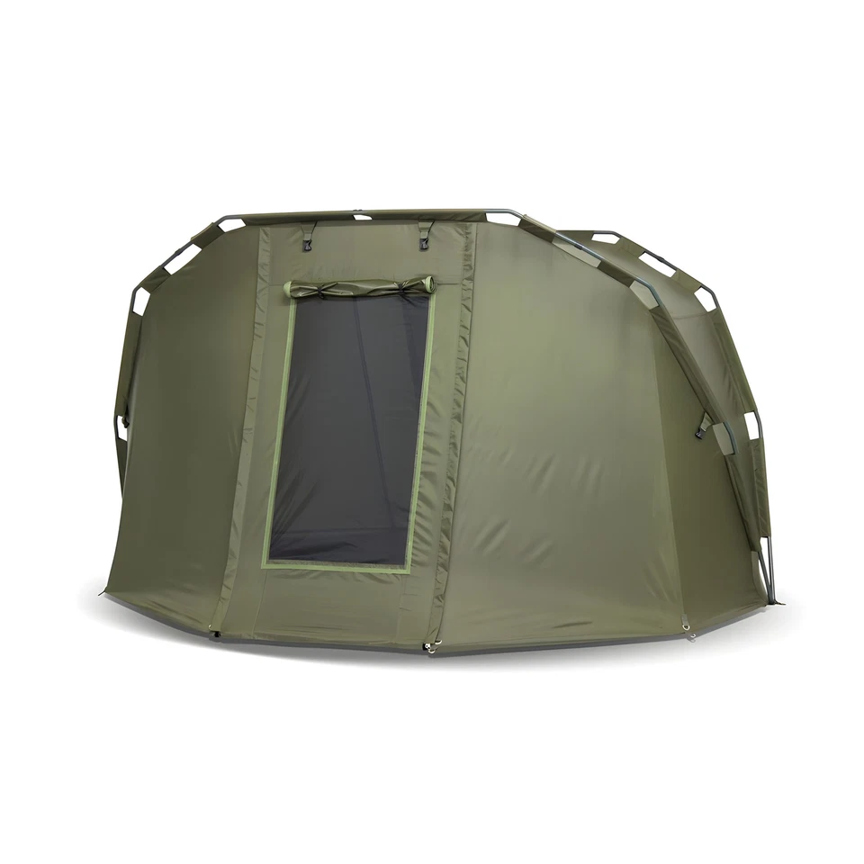 Lucx® Angelzelt 2 Mann Karpfenzelt 2 Man Bivvy Carp Dome Fishing Tent "Caracal" - Bild 4 von 4