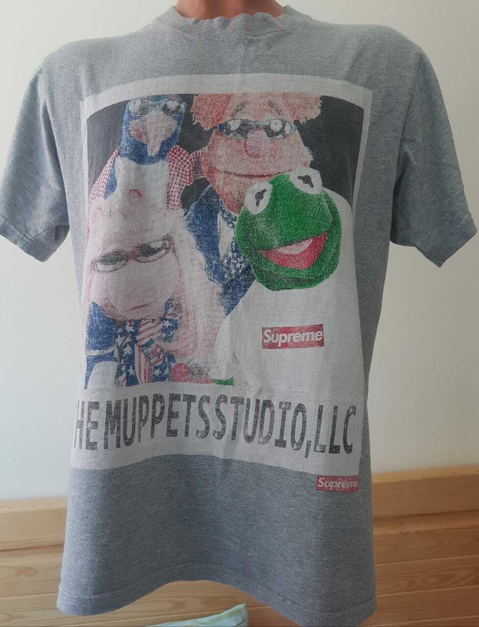 Supreme X Kermit The Frog Muppet Tee Size Large S… - image 1