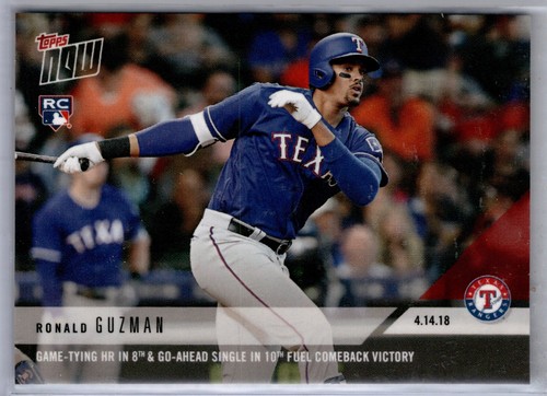 2018 Topps Now 78 Ronald Guzmán