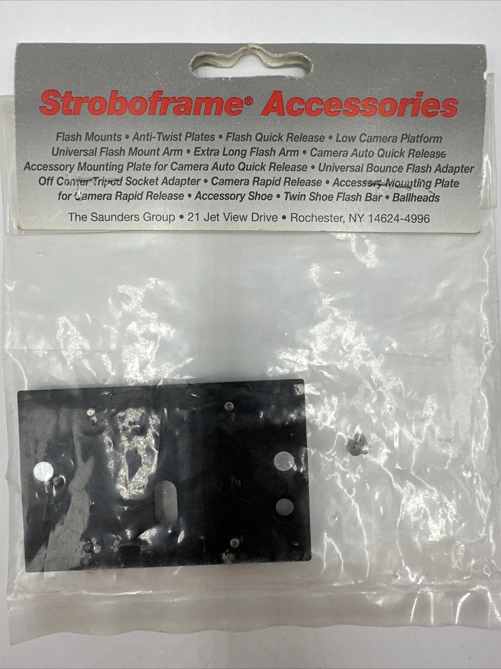Stroboframe anti twist plate Hasselblad VH RL SQ2000 Bracket Cat No 300-HAS - Image 2 of 3