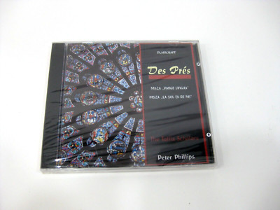 Des Prés CD Plainchant-Missa Dange Lingua-Missa La Sol Fa R Mi (New Sealed)