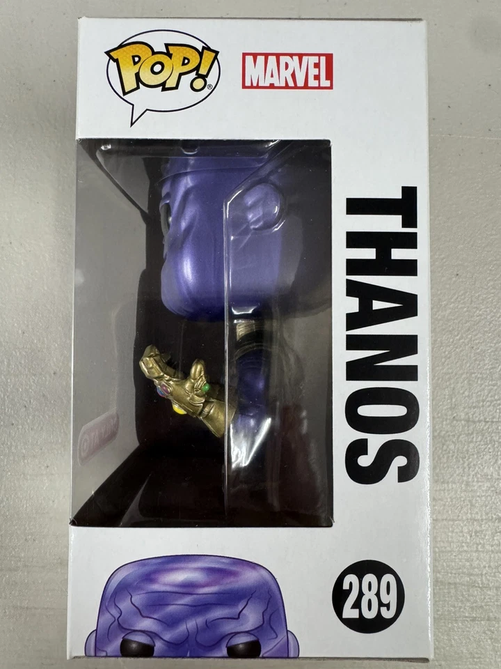 Thanos (Metálico) 289 ~ Marvel: Vingadores - Guerra Infinita ~ Vinil Funko Pop ~ RARO - Imagem 2 de 4
