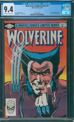 Wolverine Limited Series #1 ⭐ CGC 9.4 ⭐ 1st Solo! Frank Miller Marvel Comic 1982