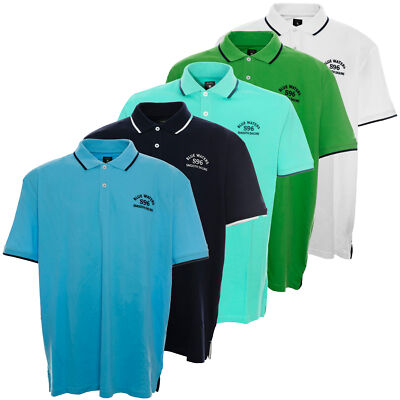 Kitaro Polo Poloshirt Shirt Herren Kurzarm Plusgröße Übergröße