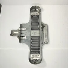 The Brannock Device NY VTG Shoe Sizer Width Arch Foot Measurement Tool Womens