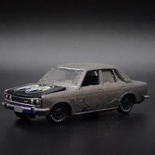 1967-1973 DATSUN BLUEBIRD 1600SSS MOONEYES BARN FIND 1:64 DIECAST MODEL CAR