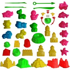 Complete 42pcs Sand Molding Activity Set for Kids Perfect for Imaginative Play