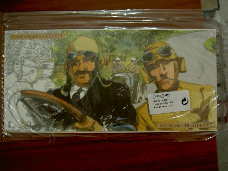 BLOC DE TIMBRES Le Tour De France Et Coupe Gordon Bennett EUR 10,00