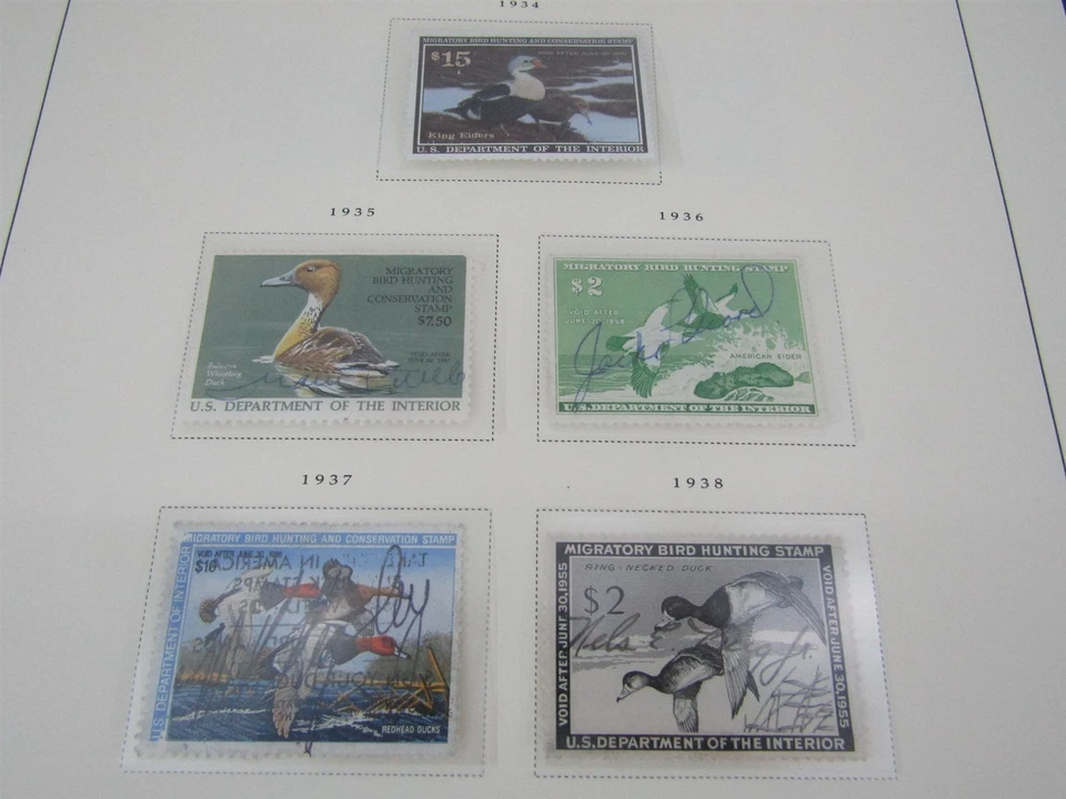 Nystamps US revenue Duck stamp collection high cost n8xc - Image 2 of 4