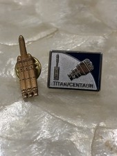 Vintage Titan Centaur Rocket Pin Lot NASA Voy...