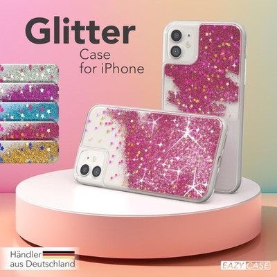 Handyhülle Glitzer Schutzhülle Flüssig Glitzer Hülle Bling Silikon Soft Tasche