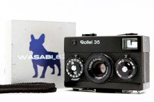 Top MINT Rollei 35 Black 35mm Compact Film Camera Tessar 40mm f/3.5 From JAPAN