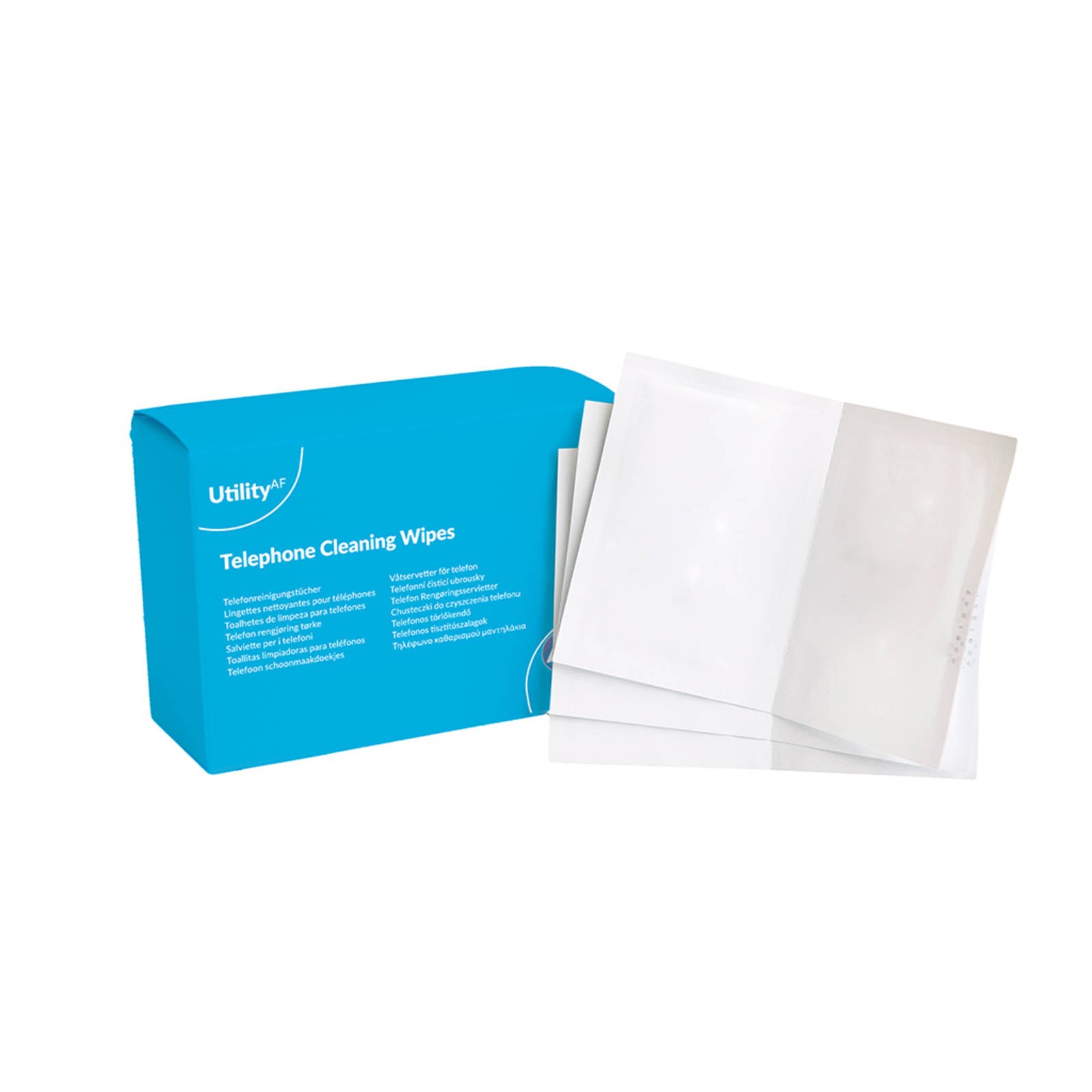 AF Utility Range Desk Telephone Cleaning Wipes 20 Pack