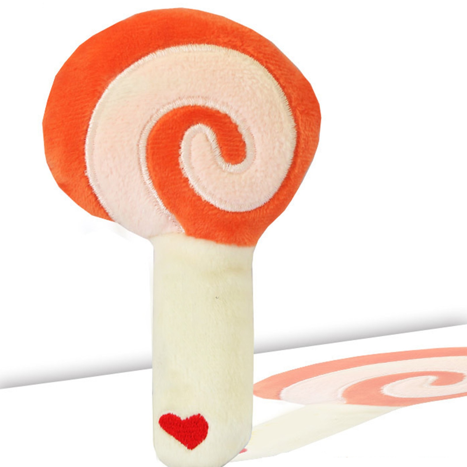 Lollipop Pet Plush Toy Bite Resistant Teeth Grinding Interactive Chew Toy HEN