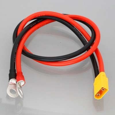 XT90 Male to M6 6mm O Ring Lug High Current Terminal 8AWG Charging Battery Wire