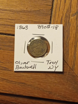 #ad #ad Troy New York Redeemed at My Office Oliver Boutwell Civil War Store Card $25.00