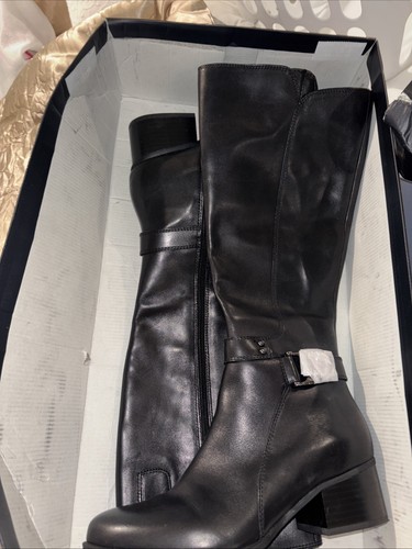 Botas hasta la rodilla Naturalizer Koka, para mujer talla 8,5 negras nuevas en caja precio de venta sugerido por el fabricante 150 USD - Imagen 2 de 5