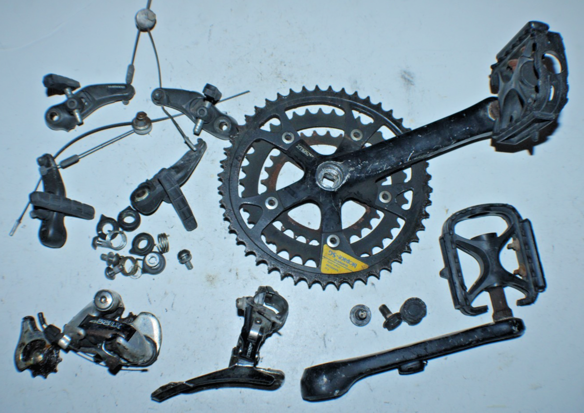 Shimano Exage 400LX Groupset 175mm Crankset Cantilever Set Front