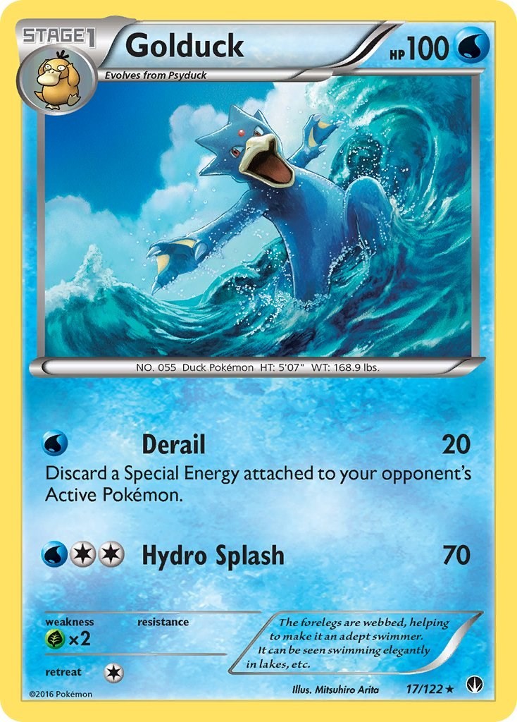 MP - Golduck BKP - 17/122 XY - BREAKpoint