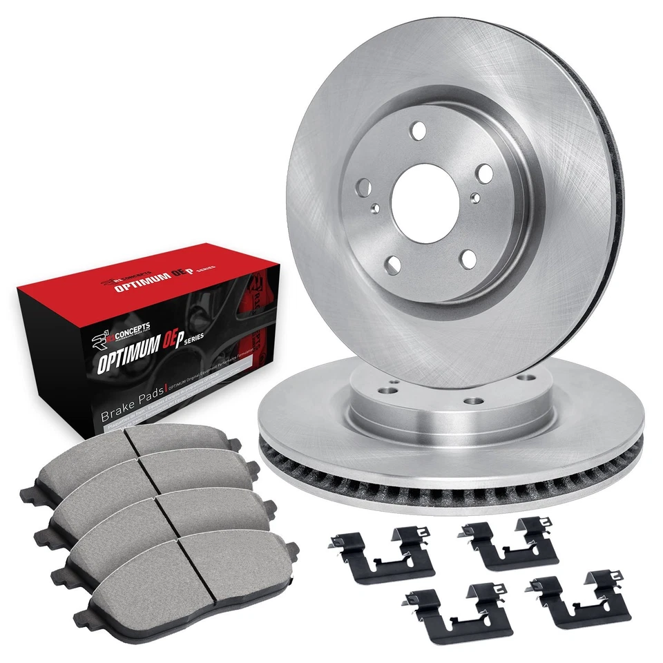For Jeep CJ7 1977-1978 R1 Concepts WFUH1-42138 Front Brake Kit w Optimum Pads Foto 2 de 3
