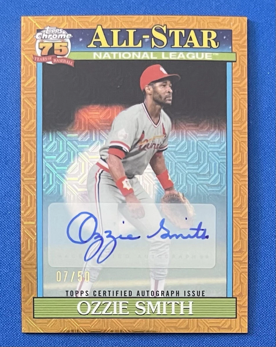 Ozzie Smith Baseball Serial Numbered Sports Trading Cards