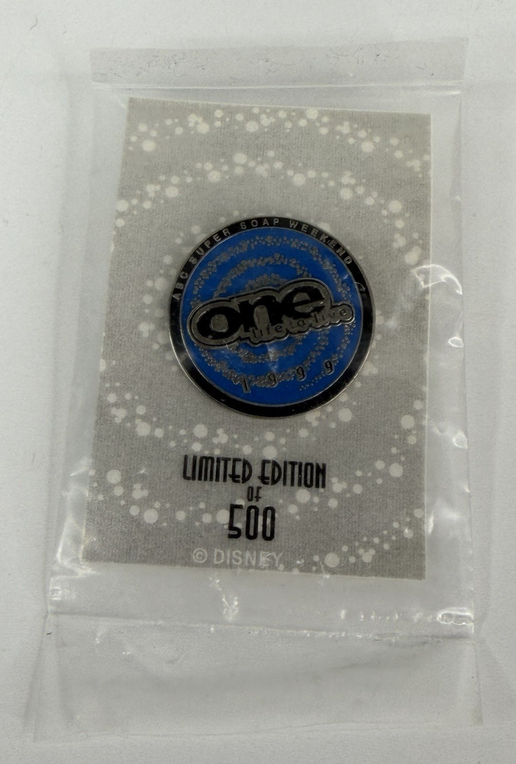 Disney Pin One Life to Live Super Soap Weekend 1999 WDW MGM Studios LE500