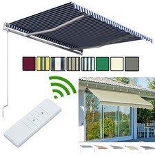 Gelenkarmmarkise 6 x 3m 5 x 3m 4 x 3m Elektrische Markise mit Handkurbel