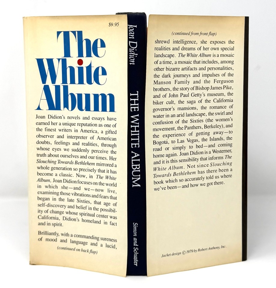 The White Album, Joan Didion. Signed First Edition, 1st Printing.