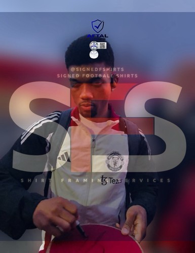 Amad Diallo signiertes Shirt AFTAL GENAUER FOTOBEWEIS TRIKOT MANCHESTER UNITED UTD - Bild 2 von 6