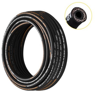 Hydraulic Hose SAE 100 ft 3/8'' Coiled Hydraulic Hose R2 Steel W.P. PSI5000