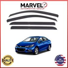Out-Channel Window Sun Vent Visor Rain Guards for Chevrolet Cruze 2016-2019