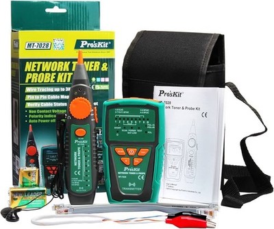 Pro'sKit MT-7028 Network Tone Probe Kit Line Finder Tester VoIP Line Check