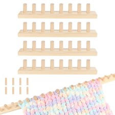 Ziimaikery 64 Inch Wooden Chunky Blanket Knitting Loom, Chunky Knitting Loom ...