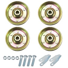 3 Inch Heavy Duty Garage Door Pulley Kits 3/8 Arbor 200LB Load Sheaves 4 PCS