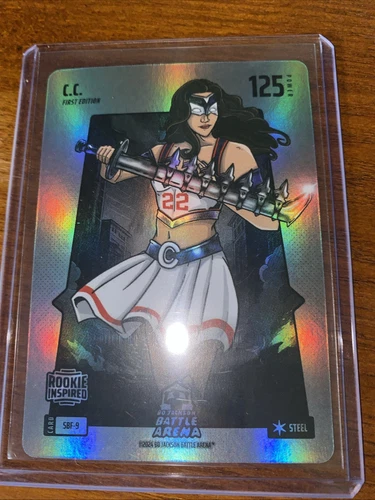 2024 Bo Jackson Battle Arena CC Caitlin Clark STEEL SILVER SBF-9 Battlefoil RC