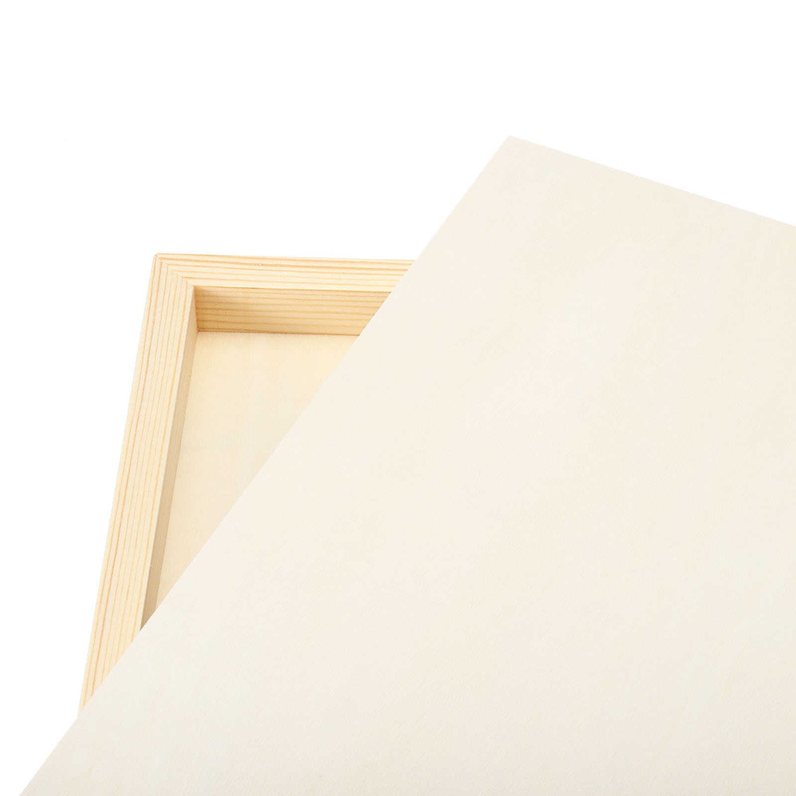 6Pcs 6"x8" Wood Panels Board Unfinished Square Wood Canvas Boards