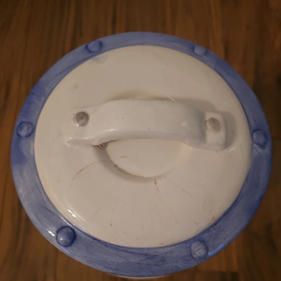 Treasure Craft Holstein Cow Pfaltzgraff Milk Jug Cookie Jar 11.5" Farm Country  - Image 2 of 4