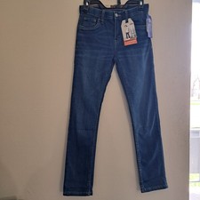 Levis Boys 510 Skinny Stretch Blue Jeans Size 14 REG 27 x 29 NWT. 48