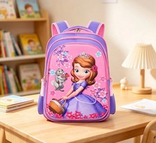 Princess Sofia Kids Backpack Girls School Bag Cartoon Bookbag Gift  